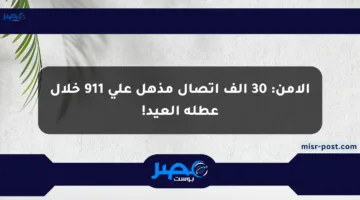الأمن: 30 ألف اتصال مذهل على 911 خلال عطلة العيد!